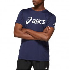Asics Maglietta da donna bianca lucida blu argento Asics Maglietta da donna bianca lucida blu argento