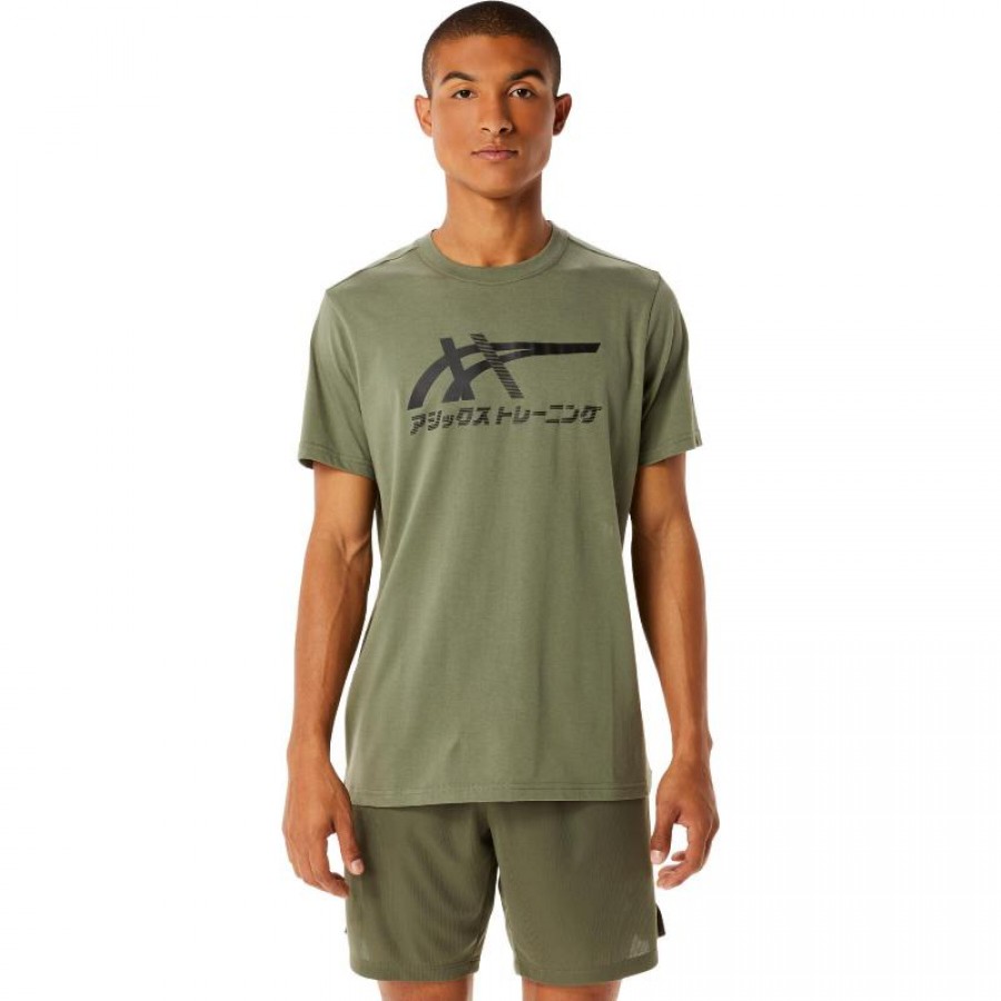Asics Tiger Lichen T-Shirt Verde