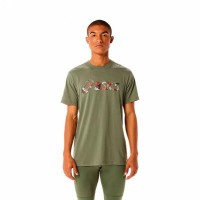 Asics Wild Camo Liquen Verde T-Shirt