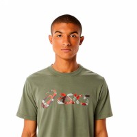 Asics Wild Camo Lichen T-shirt Vert