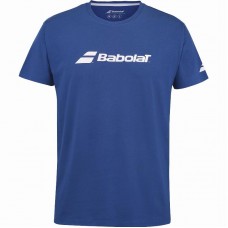 Camiseta Babolat Exercício Azul Junior