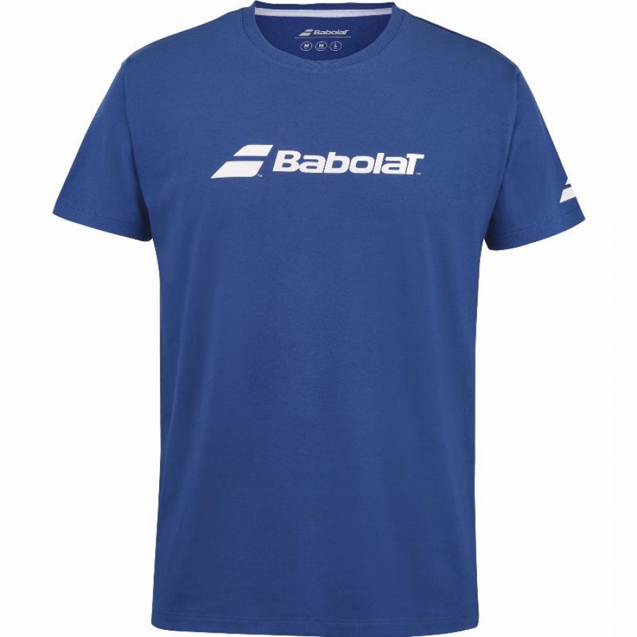Camiseta Babolat Exercício Azul Junior