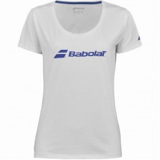 Camiseta Babolat Exercise Blanco Azul Junior