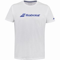 Camiseta Babolat Exercício Blanco Junior