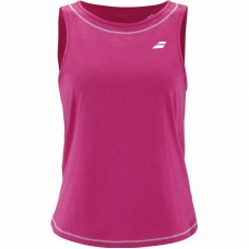 Camiseta Babolat Exercise Cotton Rosa Oscuro Mujer