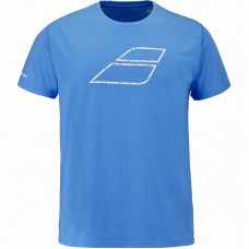 Camiseta Babolat Exercise Message Azul