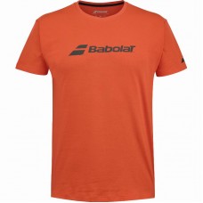 Camiseta Babolat Exercise Rojo Naranja Junior