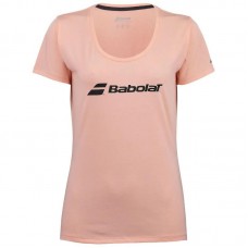 Camiseta Babolat Exercise Rosa Melocoton Mujer