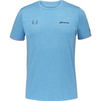 Babolat Juan Lebron T-Shirt Bleu Rose