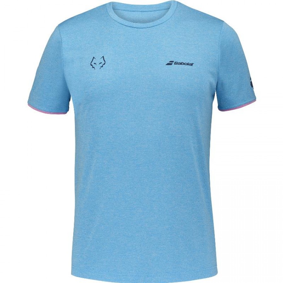 Babolat Juan Lebron T-Shirt Bleu Rose