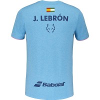 Babolat Juan Lebron T-Shirt Bleu Rose