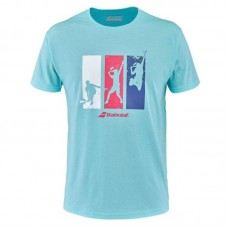 T-shirt Babolat Padel Bleu