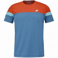 Camiseta Babolat Perf Crew Neck Azul Petroleo