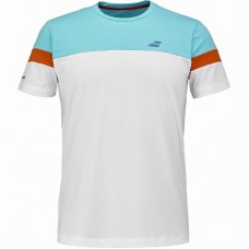 Camiseta Babolat Perf Col Crew Blanco