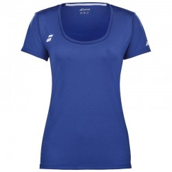 Camiseta Babolat Play Capsleeve Azul Blanco Junior