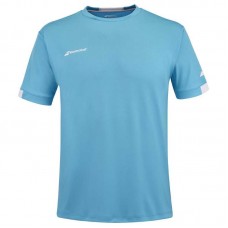 Camiseta Babolat Play Crew Azul Cian