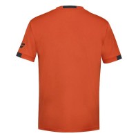 Camiseta Babolat Play Crew Neck Rojo Naranja Junior