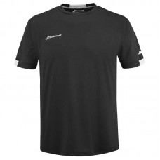 Camiseta Babolat Play Crew Negro Blanco