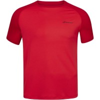 Babolat Play Crew T-Shirt Red Tomato