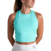 BB Basic T-shirt corta verde acqua