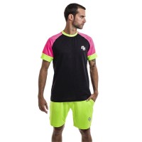 Camiseta BB Game Negro Rosa Melon - Barata Oferta Outlet