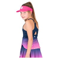 Bidi Badu Colortwist Rosa Azul Escuro Camiseta Junior