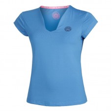 Camiseta Feminina Bidi Badu Colortwist V-Neck Azul