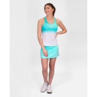 Bidi Badu Crew Gradiant Aqua Blue Maglietta Donna