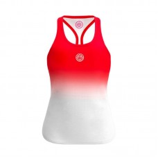 Bidi Badu Crew Gradiant Rosso Bianco Maglietta Donna