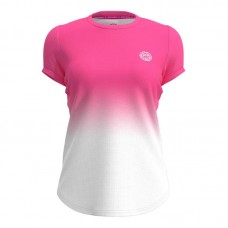 Bidi Badu Crew Gradiant Tee Pink White Women''s T-Shirt