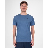 Camiseta Bidi Badu Tripulacão Duas Cores Azul