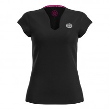 Bidi Badu Crew V-Neck T-Shirt Black Women