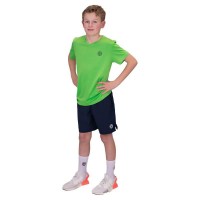 Camiseta Bidi Badu Tripulacão Neon Verde Escuro Azul Junior