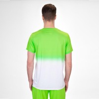 Camiseta Bidi Badu Crew Gradiant Neon Verde Branco