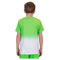 Camiseta Bidi Badu Tripulacão Gradiant Verde Neon Blanco Junior