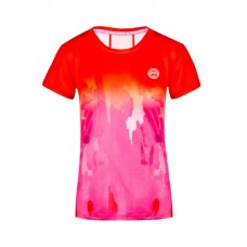 T-shirt Bidi Badu Eve Tech Red Pink Women T-shirt Bidi Badu Eve Tech Red Pink Women
