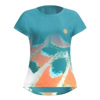 Camiseta Júnior Bidi Badu Melbourne Capsleeve Petroleo Orange