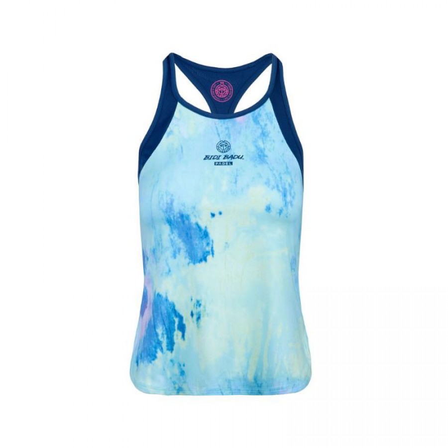 Camiseta Bidi Badu Padel Aluna Aqua Azul Oscuro