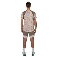 Bidi Badu Paris T-shirt Beige Marrone con Scollo a V