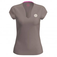Camiseta Bidi Badu Spectrum Col en V Marron Mujer Camiseta Bidi Badu Spectrum Col en V Marron Mujer