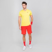 Bidi Badu Ted T-shirt rouge neon jaune