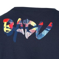 Camiseta Bidi Badu Artes Selvagens Chill Azul Oscuro Rojo Mix