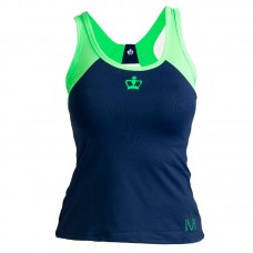 Black Crown Marta Marrero T-shirt Navy Blue Green Black Crown Marta Marrero T-shirt Navy Blue Green