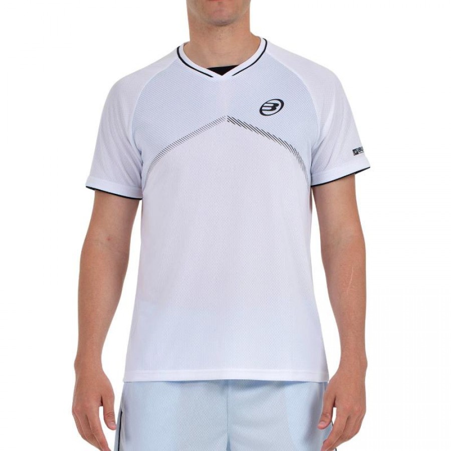 Camiseta branca Bullpadel Casar