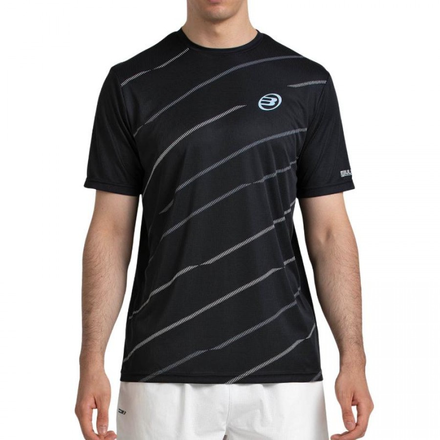 Camiseta Preta Bullpadel Casinas