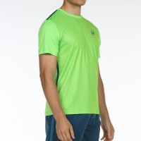 Camiseta Bullpadel Caucasi Verde Fluor