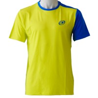 T-shirt Bullpadel Challenger Jaune Limon Fluor Bleu Royal