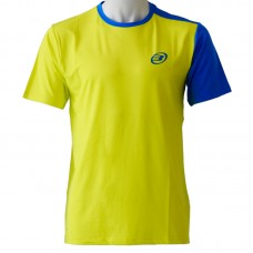Pinkpadel Challenger Yellow Limon Fluor Real Blue T-Shirt Pinkpadel Challenger Yellow Limon Fluor Real Blue T-Shirt
