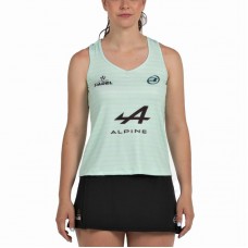 Bullpadel Claudia Fernandez Premier Padel Adies T-Shirt Vert Eau Bullpadel Claudia Fernandez Premier Padel Adies T-Shirt Vert Eau