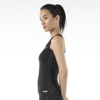 Black Bullpadel Elgante Black T-Shirt - Barata Oferta Outlet